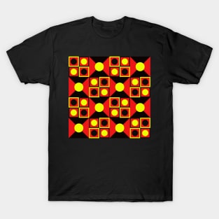 retro neo geo pattern T-Shirt